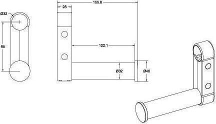 Produktbild Villeroy & Boch V&B Papierrollenhalter ViCare Funktion weiss 150x115mm