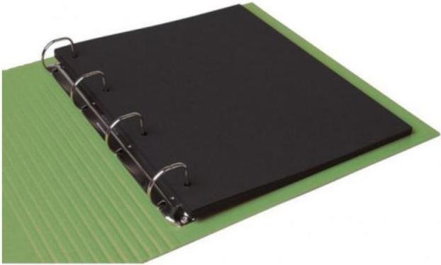 Produktbild Semikolon Ringbuch Fotoordner schwarz (60 mm)
