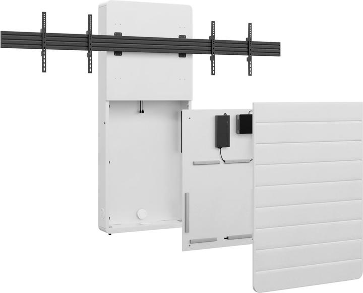 Actual product image Hagor CON-Line W Dual 140-165cm media furniture floor-wall mounting for 2 displays VESA max. 1000x800mm (Ground, 65", 70 kg)