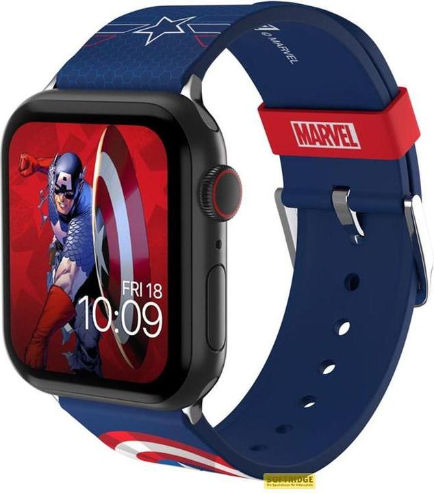 Immagine prodotto Moby Fox Bracciale Marvel per smartwatch Insignia Collection: Captain America (Silicone)