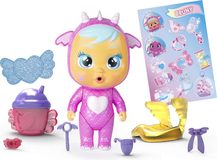 Actual product image TOYS Cry Babies Magic Tears Fantasy Paci House - dark pink