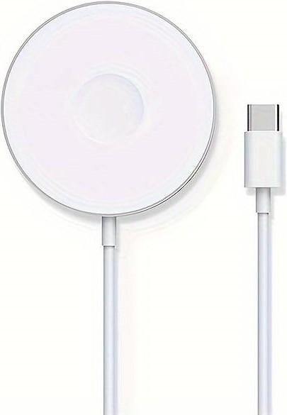 Actual product image PhoneLook Magnetic Qi charger MagSafe 3 in1 wireless charging for iPhone / Apple Watch / AirPods & USB-C