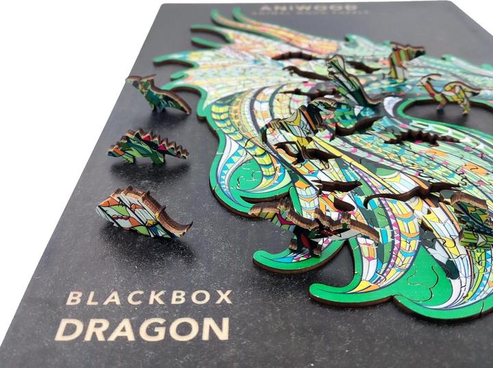 Actual product image Aniwood Jigsaw puzzle motif dragon (M) (150 pieces)