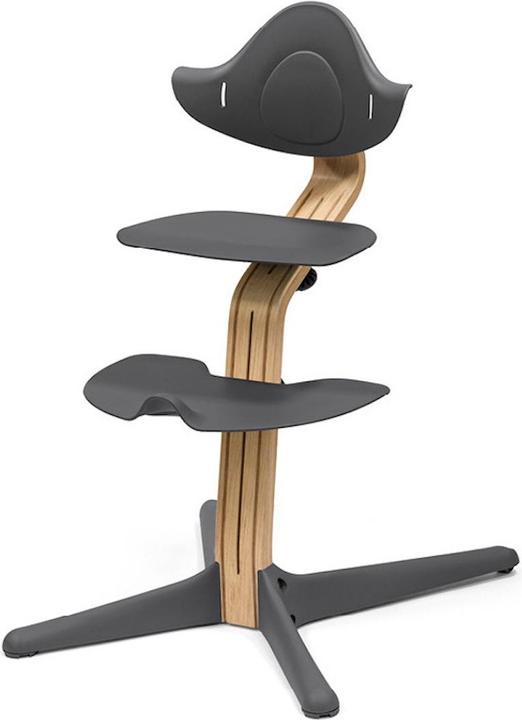 Actual product image Stokke Nomi Anthracite Oak High Chair (Highchair)