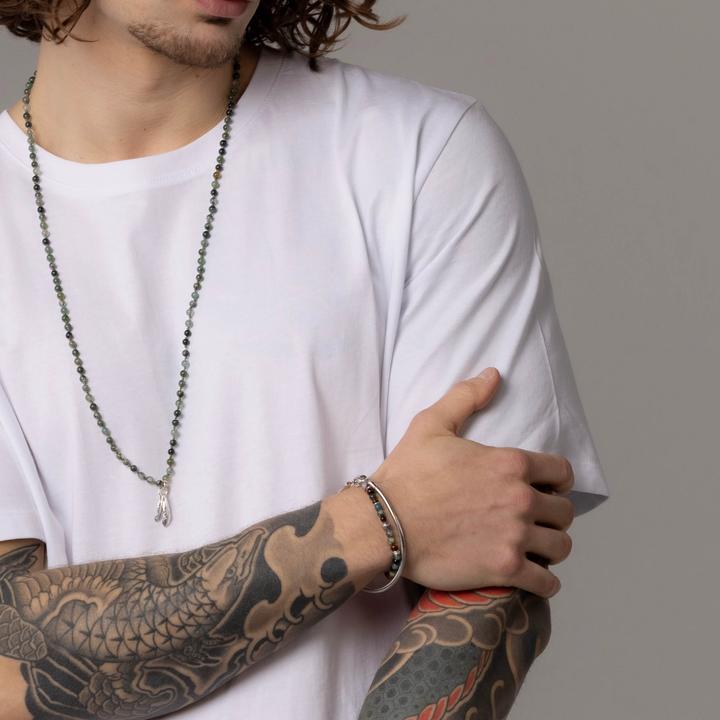 Produktbild Balibay Tulero (925 Sterling Silber, Edelstein, Moosachat)