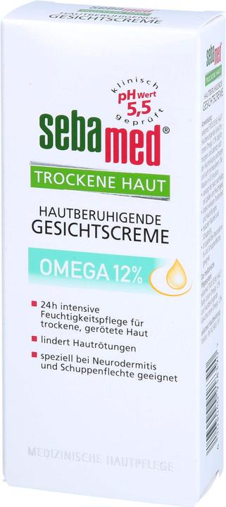 Image du produit Sebamed Crème pour le visage peau sèche Oméga 12%, 50 ml CRE (50 ml, Crème 24h)