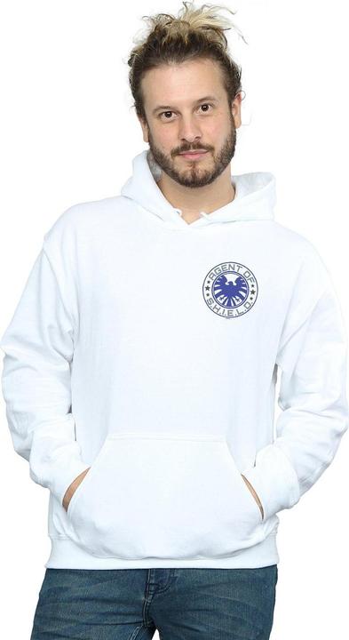 Actual product image Mens Agents Of SHIELD Breast Print Hoodie (XXL)