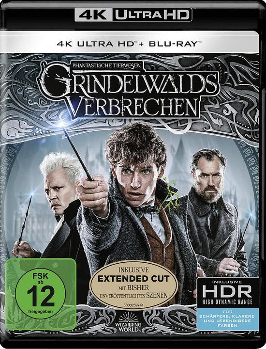 Immagine prodotto Bestie Fantastiche: Il crimine di Grindelwald 4K Blu Ray (4k Blu-ray, 2018, Inglese, Tedesco)