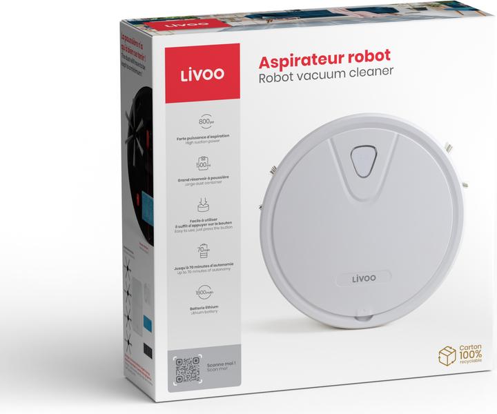 Immagine prodotto Livoo Aspirapolvere robot (Robot aspirapolvere)