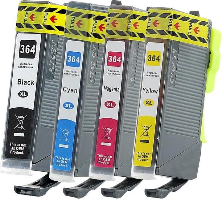 Actual product image Hermex Compatible Ink Cartridge XL for HP DeskJet 3524 (M, FC, C, Y)