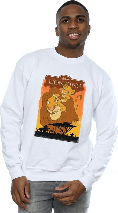 Actual product image Disney Mens The Lion King Simba And Mufasa Sweatshirt (XL)