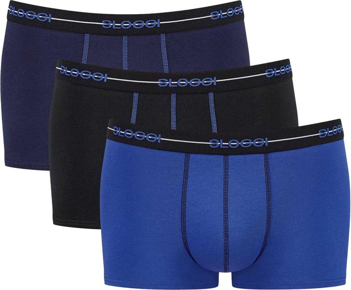 Produktbild Sloggi Boxershort Casual Figurbetont (L, 3er Pack)