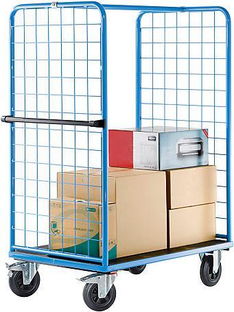 Actual product image eurokraft pro Shelf trolley with mesh side walls (500 kg)