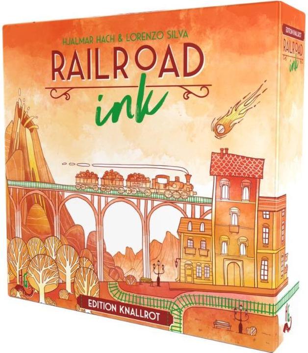 Image du produit Horrible Guild HR013 - Railroad Ink : Edition Knallrot, jeu de dés, 1-6 joueurs, dès 8 ans (édition FR) (Allemand)
