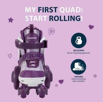 Immagine prodotto Hudora HDO Pattini a rotelle Il mio primo Quad 30-23 vt 22062 (30, 31, 32, 33)