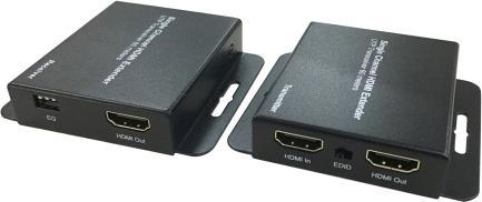 Produktbild Dahua Europe PFM700-E - AV-Sender & -Empfänger - 60 m - Verkabelt - Schwarz - HDCP (0.08 m, HDMI)