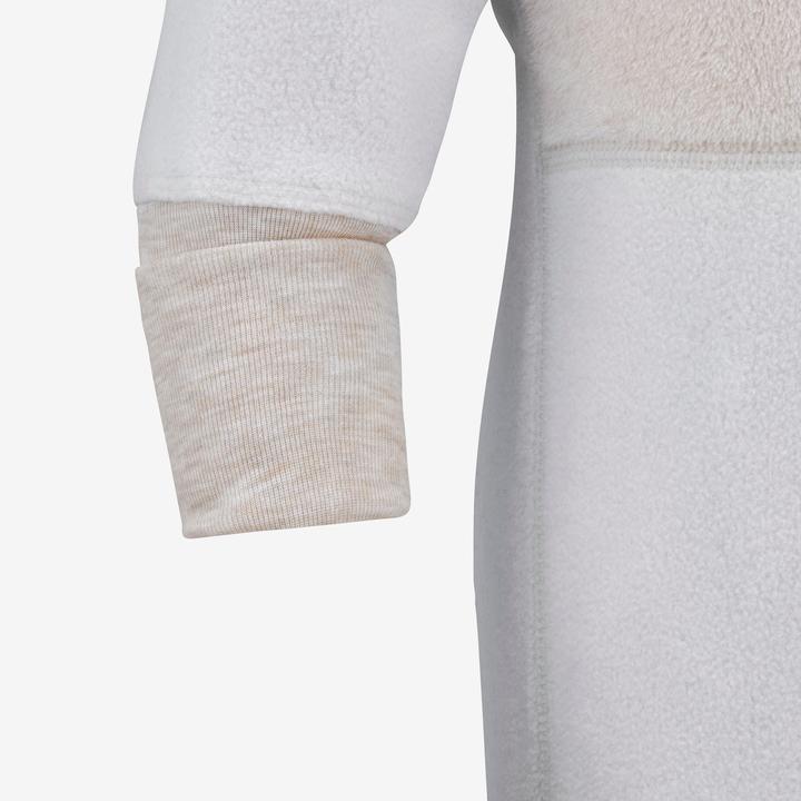 Image du produit Wedze Combinaison de ski bébé polaire - Midwarm 500 gris (2)