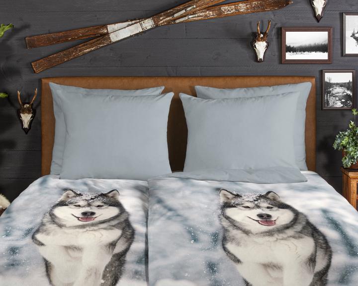 Actual product image Good Morning Husky (Bedding set, 140 x 200 cm, 70 x 90 cm)