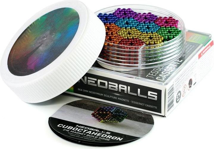 Produktbild Neoballs Magnetkugeln Rainbow - Tesseract Cassette