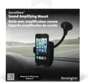 Produktbild Kensington Soundwave Car Mount für iPhone 5/5S/SE / iPhone 6/6S Schwarz