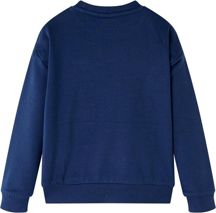 Actual product image VidaXL Children's sweatshirt navy blue 140,Material: 95 % cotton. 5 (140)