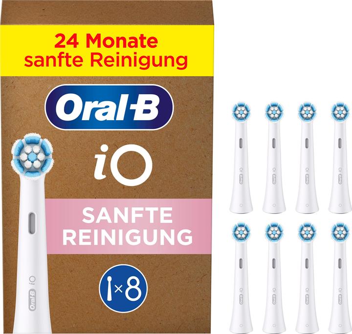 Produktbild Oral-B iO Sanfte Reinigung, Original Aufsteckbürsten (8 x)