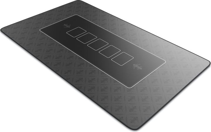 Image du produit CSL Tapis de poker, tapis de poker avec motif XXL 1000x600mm, table de poker, tapis de table, noir