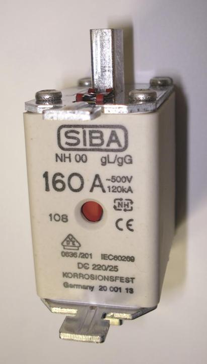 Siba Cartouche fusible NH (Fusible NH-DIN, 250 A)