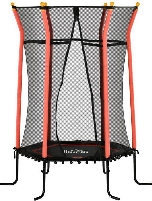 Produktbild Swisshandel24 Kinder Trampolin Ø163,5 cm, Indoor Trampolin, Kindertrampolin bis 50 kg Rot (163.50 cm)