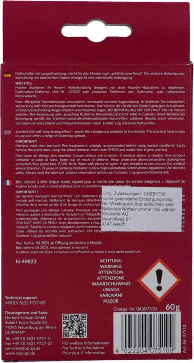 Image du produit Stop+Go Disque parfumé