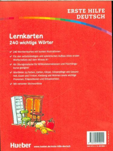 Actual product image Erste Hilfe Deutsch - Lernkarten (German, Juliane Forssmann, 2017)