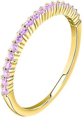 Produktbild La Petite Story - Elegant gold-plated ring with pink zircons Silver LPS03AWV190 - Circuit: 52 mm (52)