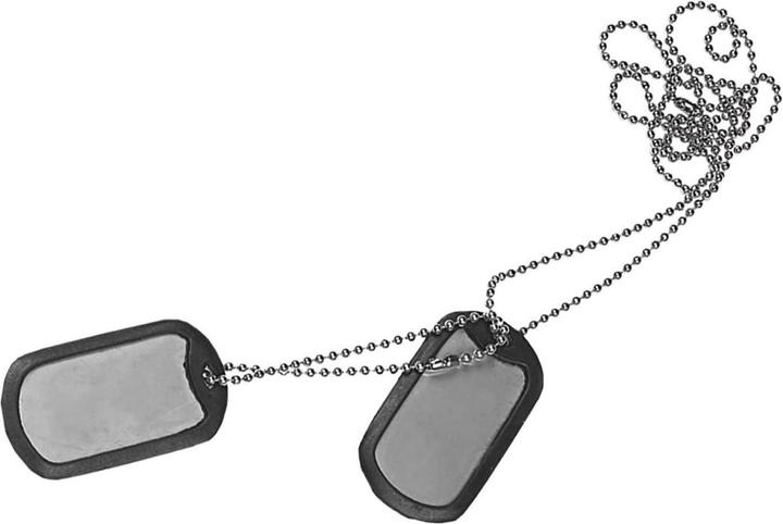 Helikon Dog Tag (Edelstahl, Gummi)