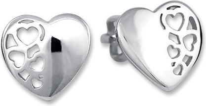 Produktbild Brilio Silver - Silver earrings Heart 431 001 02802 04