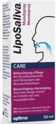 Label énergétique Optima Spray buccal LipoSaliva Care 50 ml (50 ml, Vaporisateur buccal)