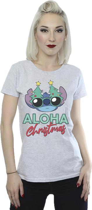 Image du produit Disney - T-shirt LILO AND STITCH CHRISTMAS TREE SHADES - Femme (S)