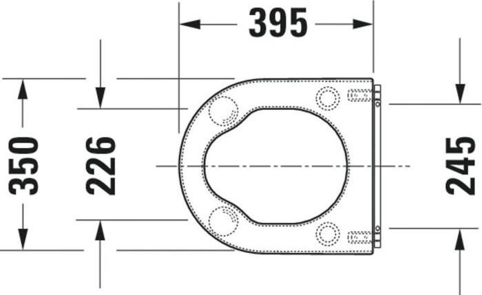 Produktbild Duravit WC-Sitz STARCK 3 VITAL ohne Absenkautomatik weiss