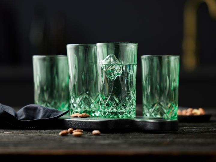Image du produit Lyngby Highball Sorrento 38 cl.Vert.27779 (4 x, Verres à long drink)