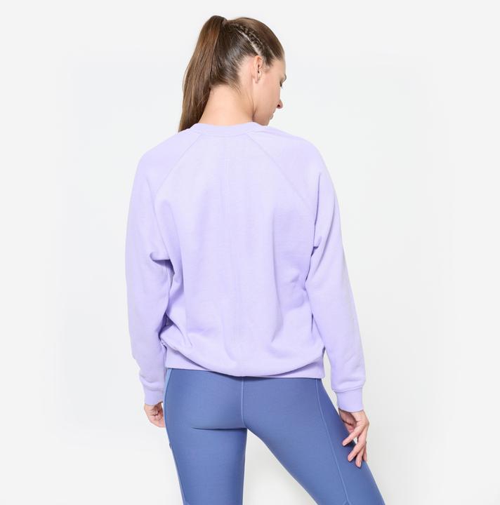 Image du produit Domyos Sweatshirt Damen Baumwollgewebe - lavendel (M)