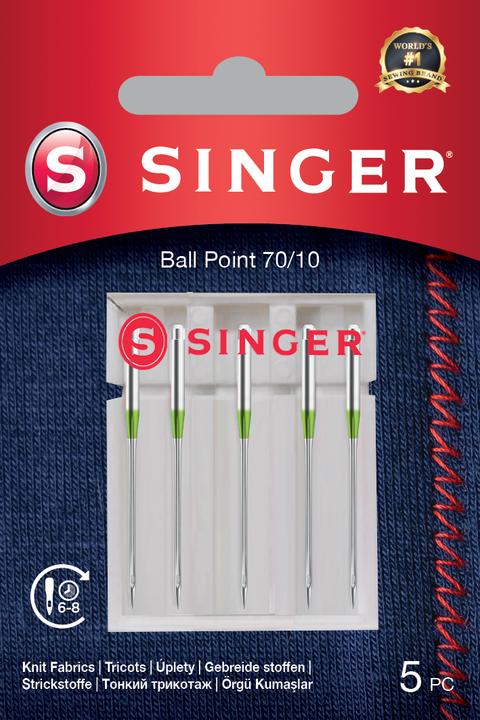 Produktbild Singer BALLPOINT Nähmschinennadel, 70/10, 5er Pack