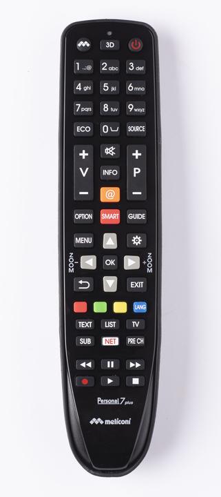 Immagine prodotto Meliconi Gumbody Personal 7 plus telecomando IR Wireless TV Pulsanti (Telecomando universale)