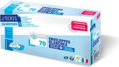 Immagine prodotto GPV Buste, DL, 110 x 220 mm, bianche, senza finestra (110 x 220 mm, 70 x)