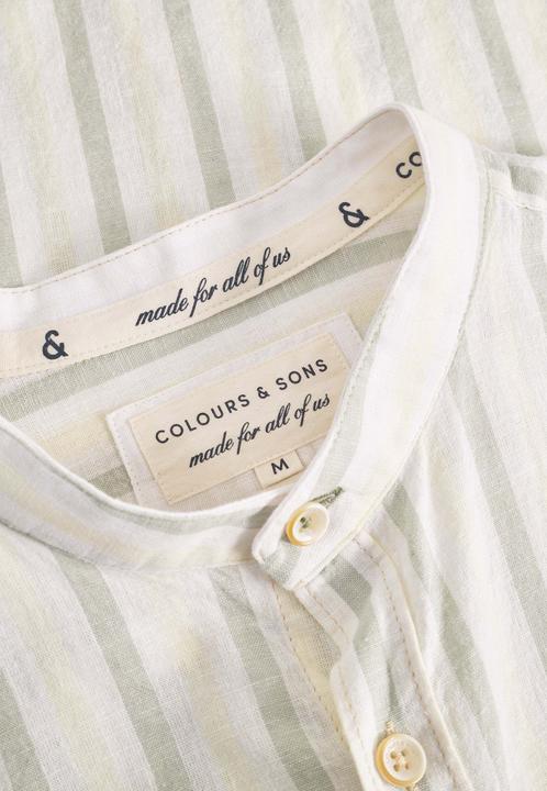 Produktbild Colours & Sons Leinenhemd Shirt-Linen Blend Stripes (L)