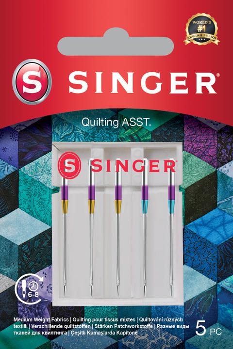 Immagine prodotto Singer Ago per macchina da cucire QUILTING, assortimento, confezione da 5