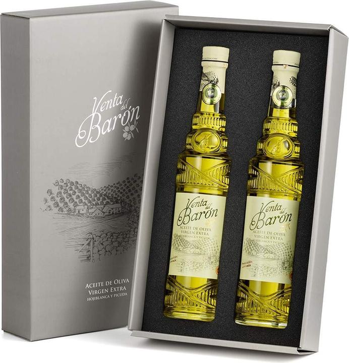 Actual product image Venta del Barón Extra virgin olive oil gift box - 2 x 500 ml (2600 ml)