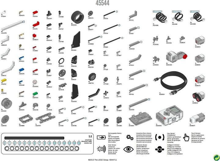 Produktbild LEGO MINDSTORMS Education EV3 (45544, LEGO Mindstorms)