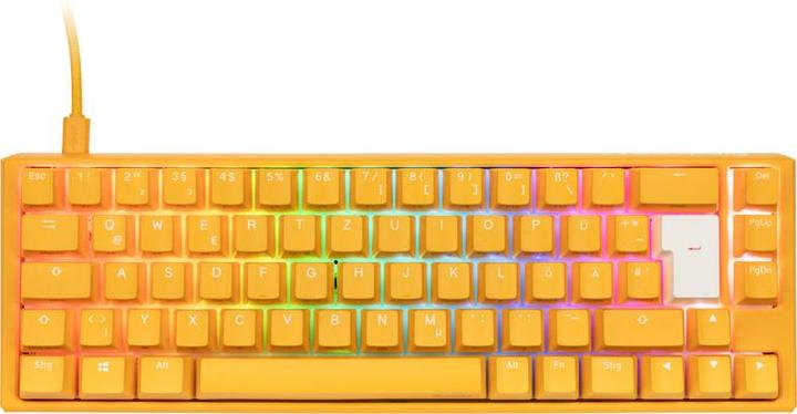Produktbild Ducky One 3 Yellow SF gaming keyboard, RGB LED - MX black (DE, Kabelgebunden)