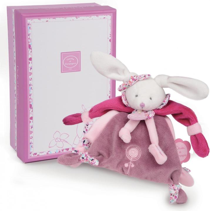 Immagine prodotto Doudou et Compagnie Coniglietto ciliegia con porta ciuccio (20.50 cm)