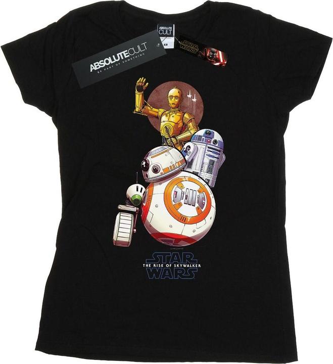 Star Wars The Rise Of Skywalker Droids Illustration TShirt (S)