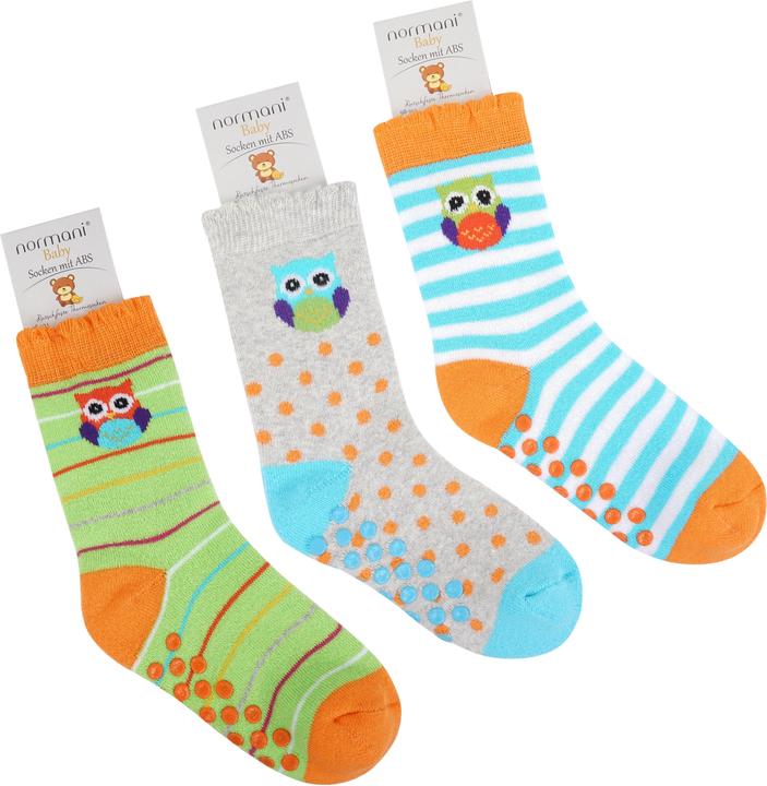 Produktbild Normani 3 Paar Kindersocken mit ABS-Druck (3er Pack, 104)